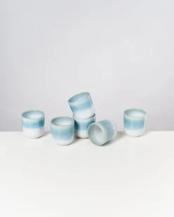 Motel a Miio Becher-Sets^Alcachofra - Set Of 6 Cups Small Greenblue