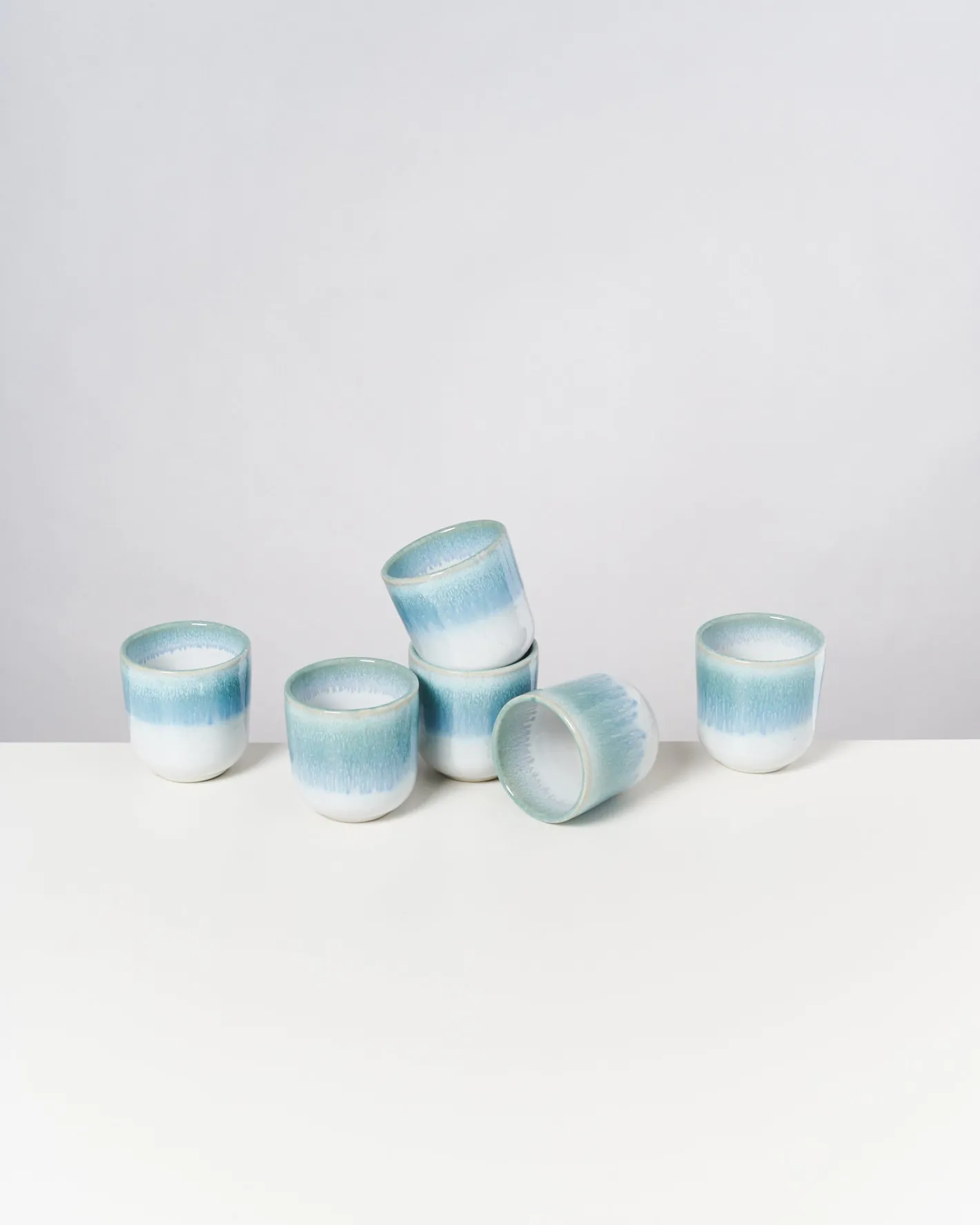 Motel a Miio Becher-Sets^Alcachofra - Set Of 6 Cups Small Greenblue