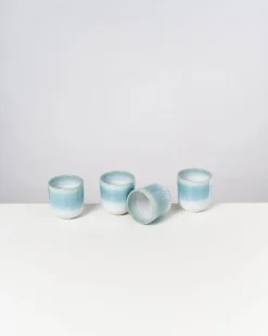 Motel a Miio Becher-Sets^Alcachofra - Set Of 4 Cups Small Greenblue