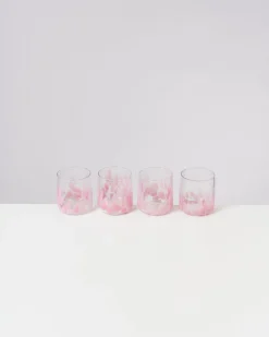 Motel a Miio Kleine Gläser^Alegria - Glass Small Big Drops Pink