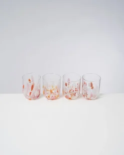 Motel a Miio Große Gläser|Gläser Sets %^Alegria - Set Of 4 Glasses Large Drops Goldfish