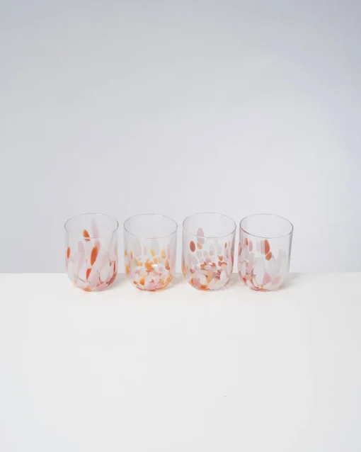 Motel a Miio Große Gläser|Gläser Sets %^Alegria - Set Of 4 Glasses Large Drops Goldfish