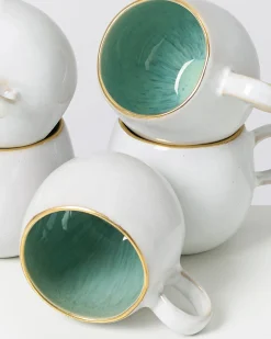 Motel a Miio Große Tassen^Areia - Mug Big With Gold Rim