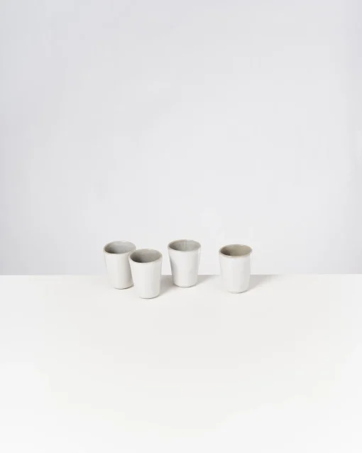 Motel a Miio Becher-Sets^Areia - Set Of 4 Espressocups Grey