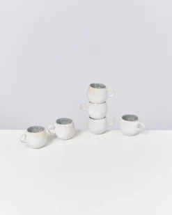 Motel a Miio Tassen-Sets^Areia - Set Of 6 Espressomugs Grey