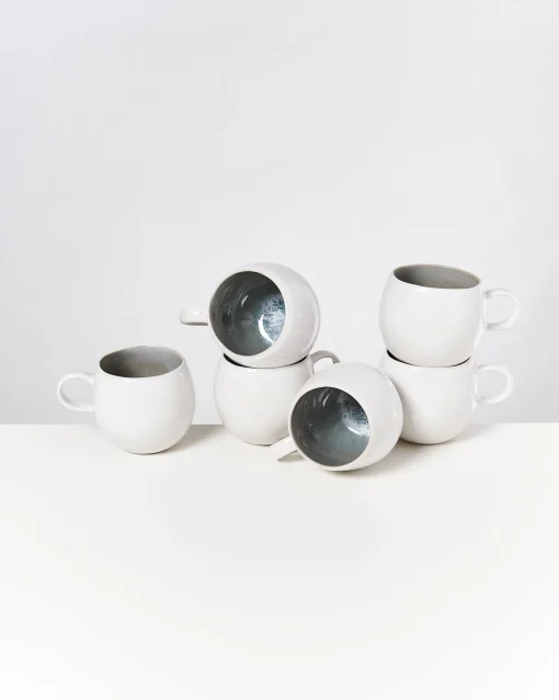 Motel a Miio Tassen-Sets^Areia - Set Of 6 Mugs Big Grey