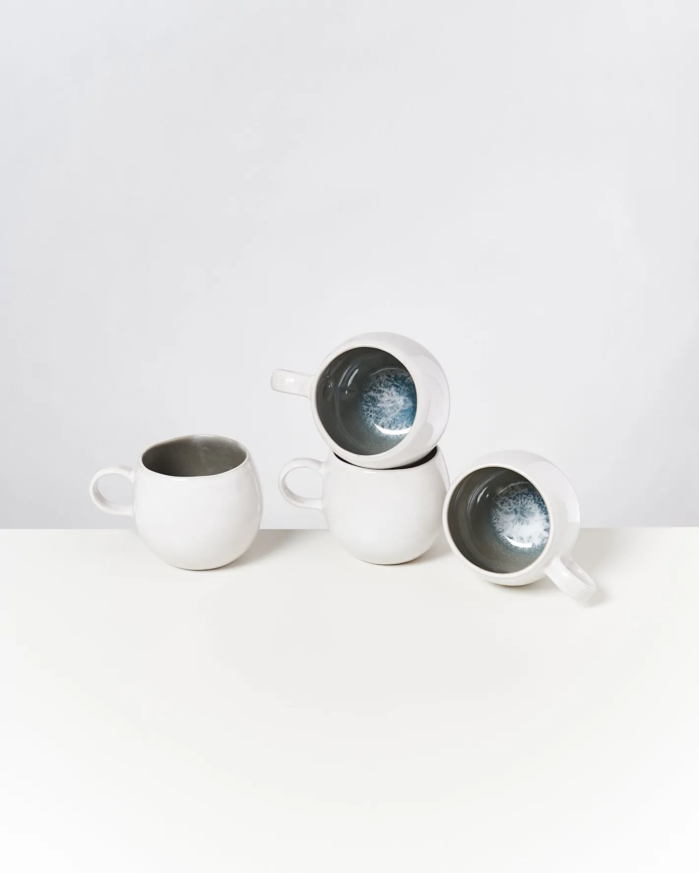 Motel a Miio Tassen-Sets^Areia - Set Of 4 Mugs Big Grey