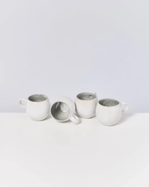 Motel a Miio Tassen-Sets^Areia - Set Of 4 Mugs Small Grey