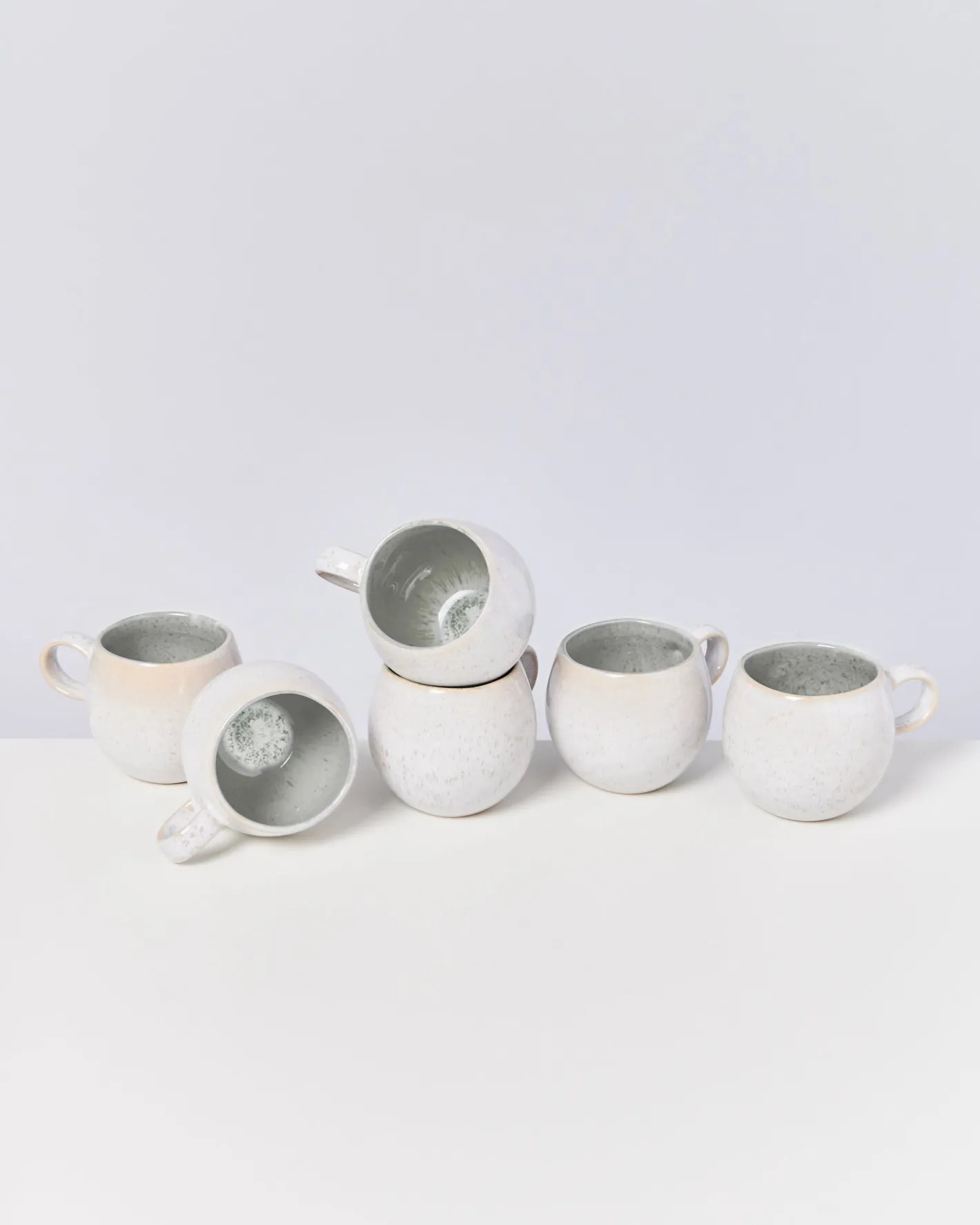 Motel a Miio Tassen-Sets^Areia - Set Of 6 Mugs Small Grey