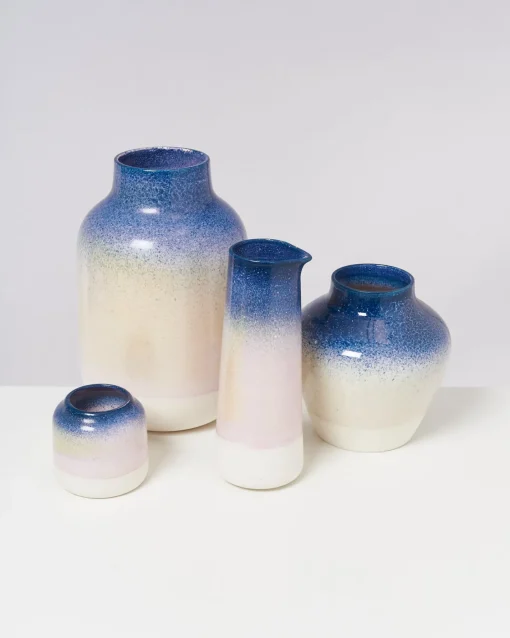 Motel a Miio Kleine Vasen^Bebé Vase - Blue Rose Speckled