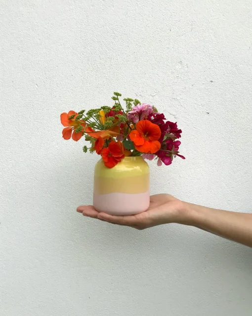 Motel a Miio Kleine Vasen^Bebé Vase - Yellow Rose