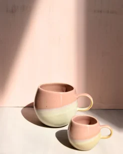 Motel a Miio Große Tassen^Bica - Mug Big Pink / Cream