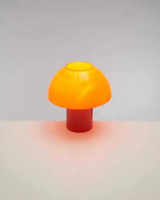 Motel a Miio Lampen^Cogumelo - Glass Lamp Orange Red