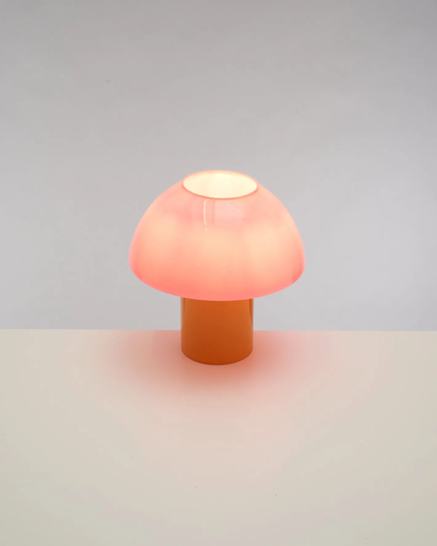 Motel a Miio Lampen^Cogumelo - Glass Lamp Pink Yellow