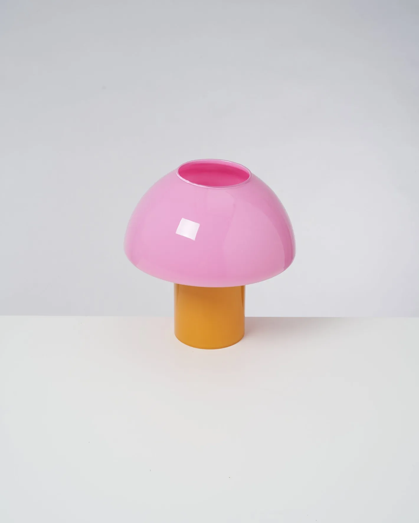 Motel a Miio Lampen^Cogumelo - Glass Lamp Pink Yellow
