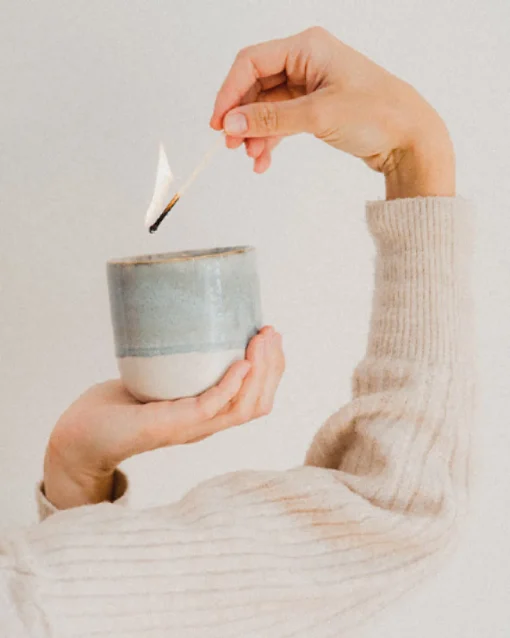 Motel a Miio Duftkerzen^Coimbra - Scented Candle "Dia No Mar" Greyblue