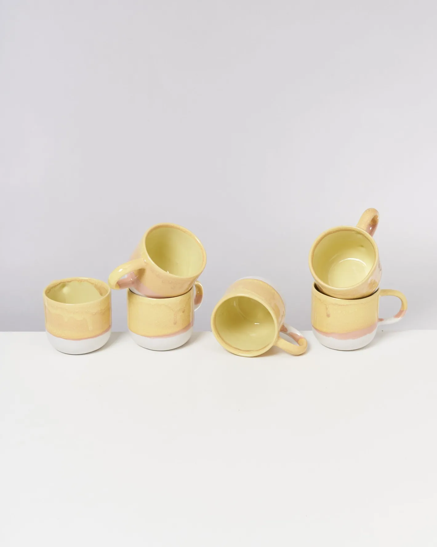 Motel a Miio Tassen-Sets^Coimbra - Set Of 6 Mugs Big Yellow