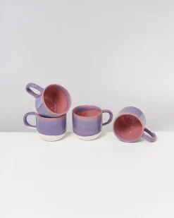 Motel a Miio Tassen-Sets^Coimbra - Set Of 4 Teamugs Lilac Pink