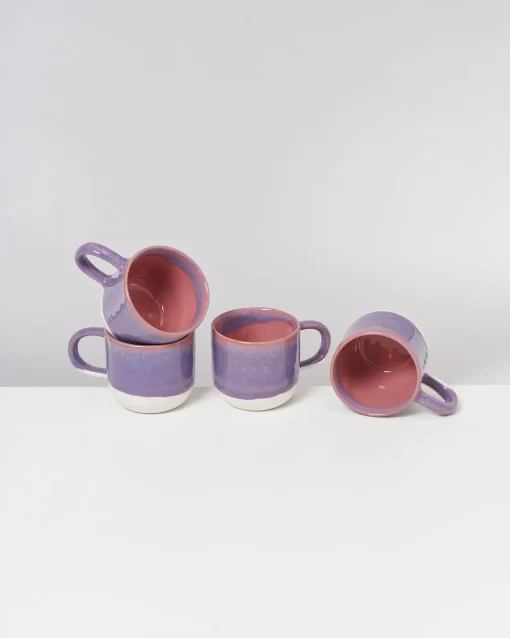 Motel a Miio Tassen-Sets^Coimbra - Set Of 4 Teamugs Lilac Pink