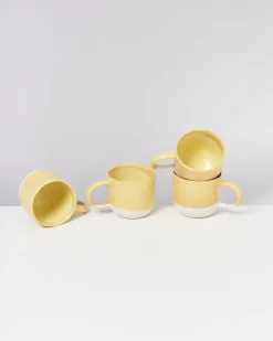 Motel a Miio Tassen-Sets^Coimbra - Set Of 4 Teamugs Yellow