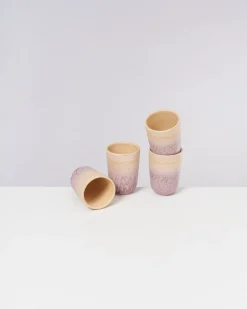 Motel a Miio Große Becher|Becher-Sets^Copa Alto - Set Of 4 Cups Big Pastel Rose