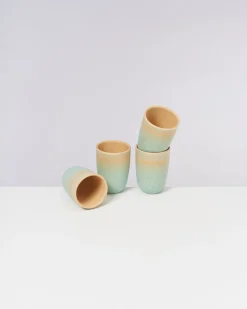 Motel a Miio Große Becher|Becher-Sets^Copa Alto - Set Of 4 Cups Big Pastel Mint