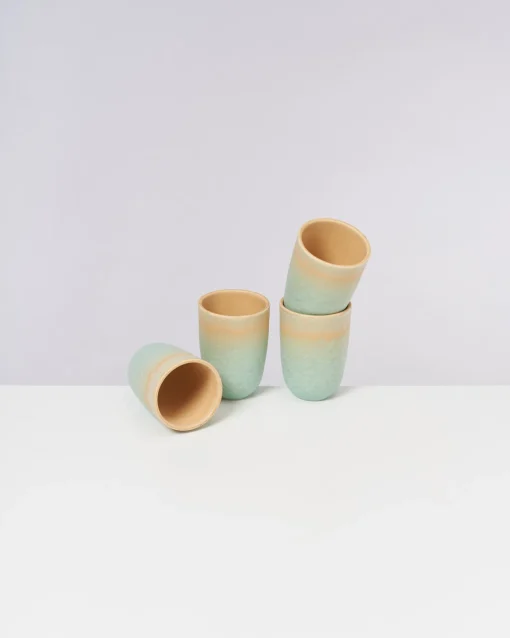 Motel a Miio Große Becher|Becher-Sets^Copa Alto - Set Of 4 Cups Big Pastel Mint