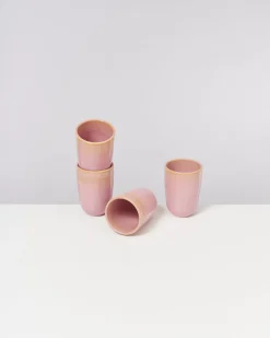 Motel a Miio Große Becher|Becher-Sets^Copa Alto - Set Of 4 Cups Big Yellow Rosé