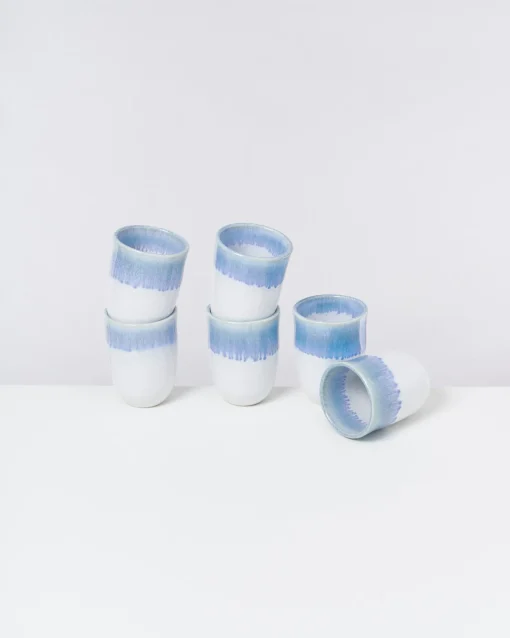 Motel a Miio Große Becher|Becher-Sets^Copa Alto - Set Of 6 Cups Big Blue