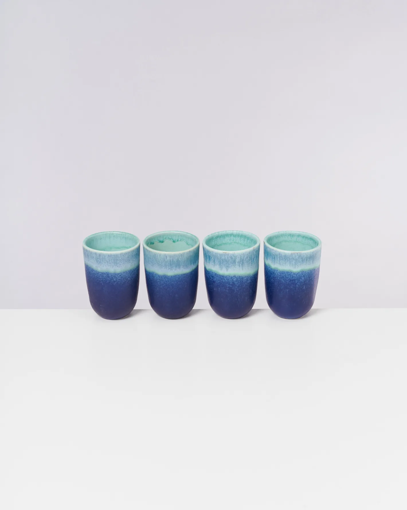 Motel a Miio Große Becher|Becher-Sets^Copa Alto - Set Of 4 Cups Big Turquoise