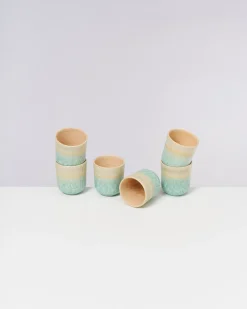 Motel a Miio Becher-Sets^Copa Alto - Set Of 6 Cups Small Pastel Mint