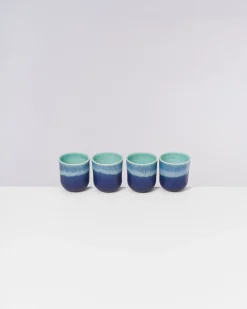 Motel a Miio Becher-Sets^Copa Alto - Set Of 4 Cups Small Turquoise
