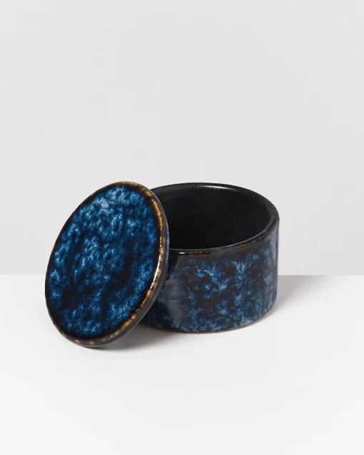 Motel a Miio Schmuckschälchen^Cordoama – Bowl S With Lid Darkblue
