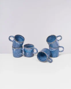 Motel a Miio Große Tassen^Cordoama - Mug Big Blue Speckled