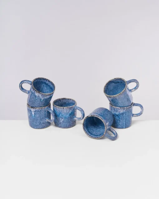 Motel a Miio Große Tassen^Cordoama - Mug Big Blue Speckled