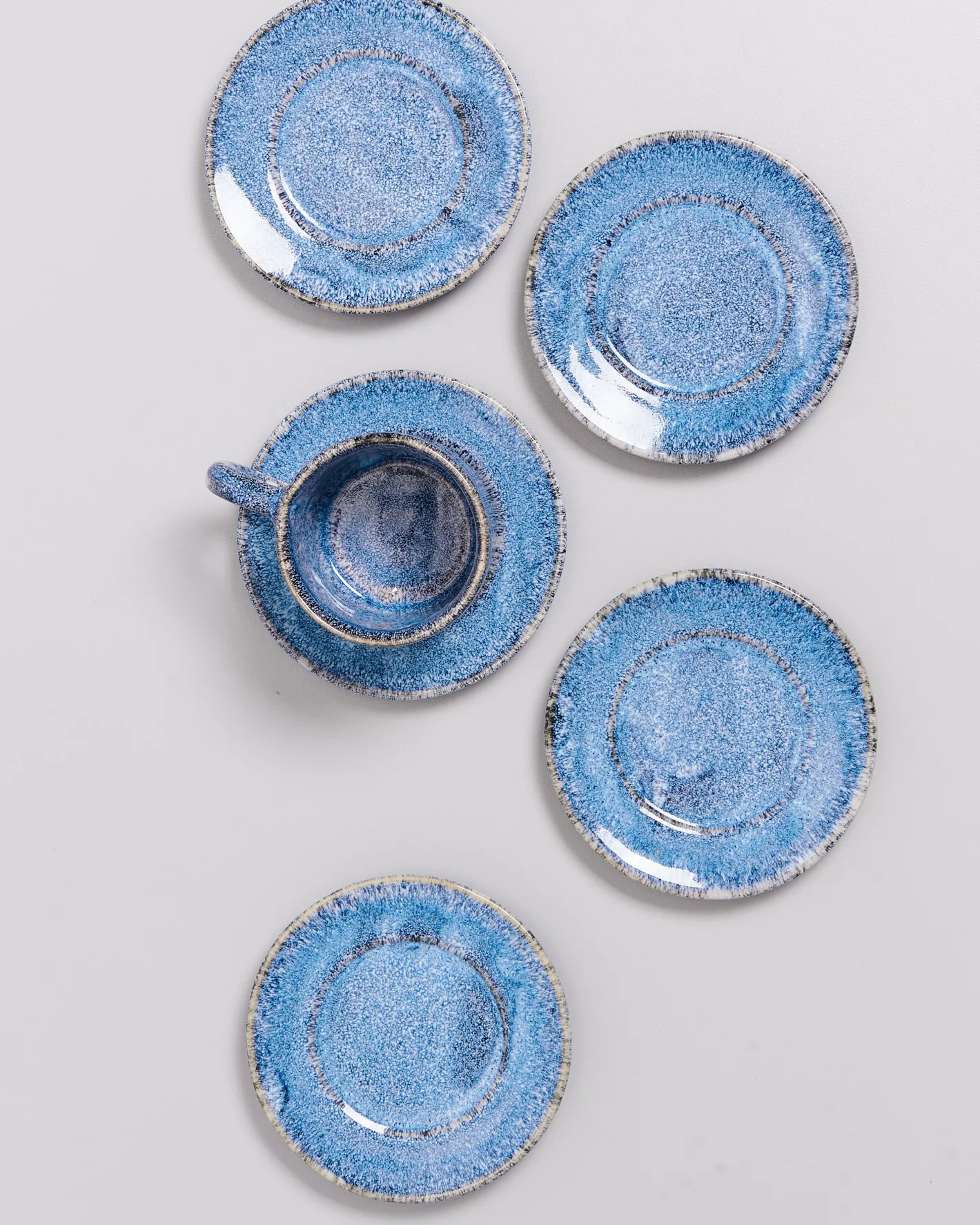 Motel a Miio Untertassen^Cordoama - Saucer Blue Speckled