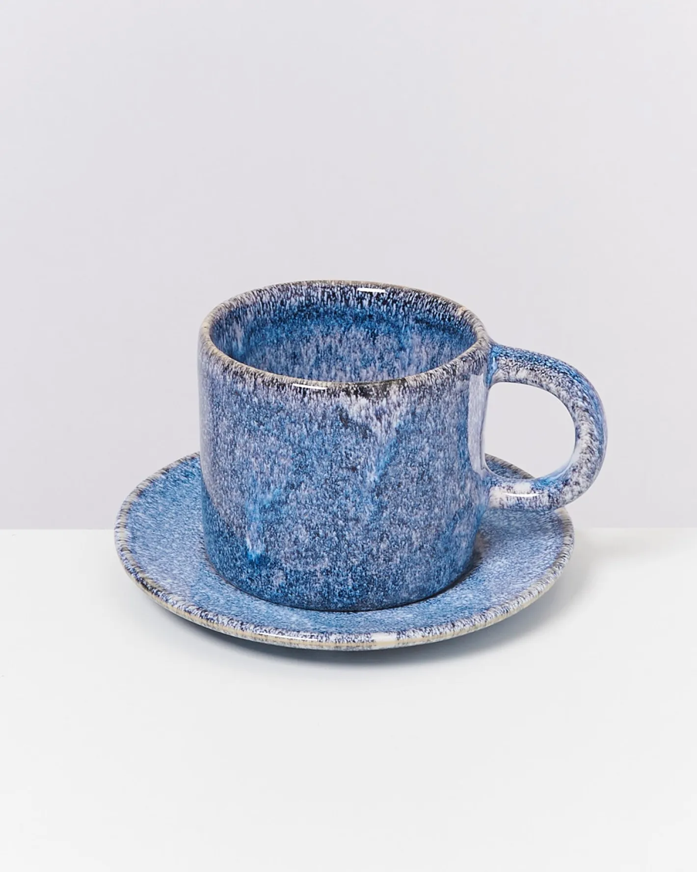 Motel a Miio Untertassen^Cordoama - Saucer Blue Speckled