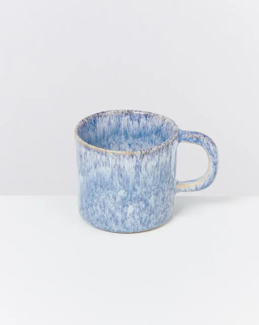 Motel a Miio Tassen-Sets^Cordoama - Set Of 4 Mugs Small Blue Speckled