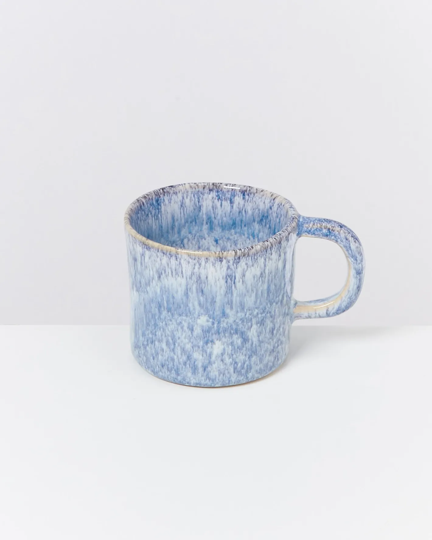 Motel a Miio Tassen-Sets^Cordoama - Set Of 4 Mugs Small Blue Speckled