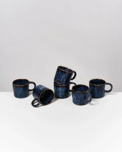 Motel a Miio Tassen-Sets^Cordoama - Set Of 6 Mugs Small Darkblue