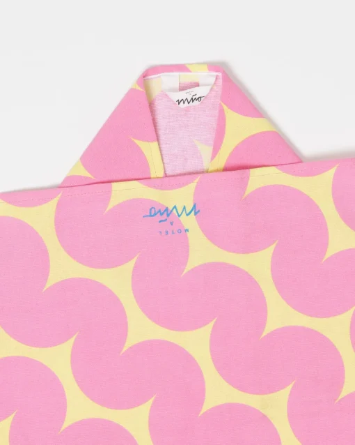 Motel a Miio Geschirrtücher^Dishtowel Pink Yellow