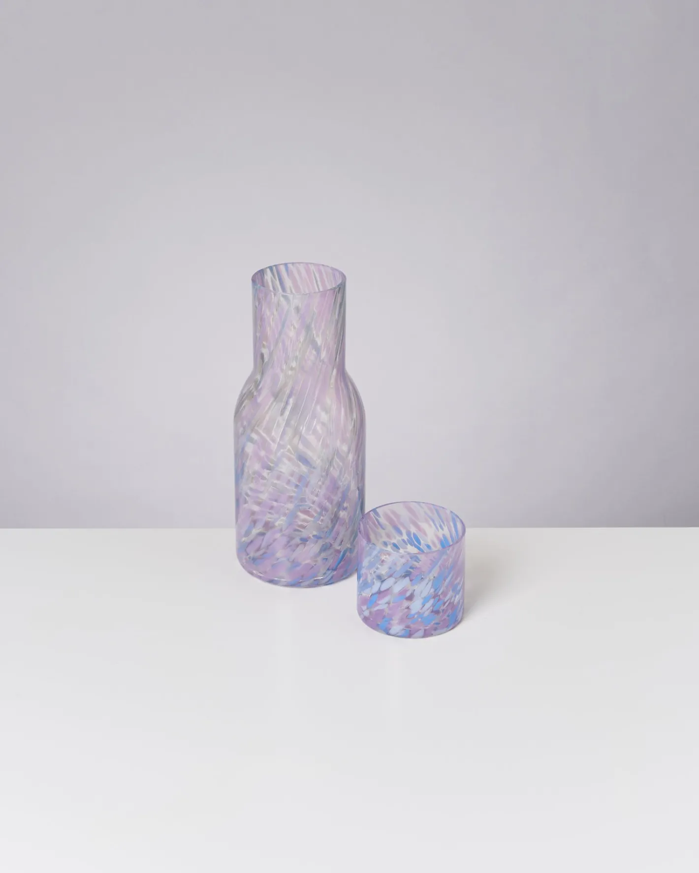 Motel a Miio Glaskaraffen^Joia - Decanter Drops Blue Lilac