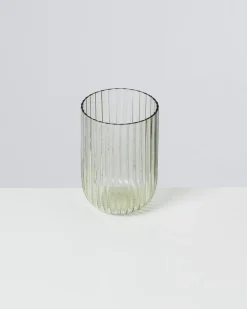 Motel a Miio Große Gläser^Joia - Glas Riffled Emerald