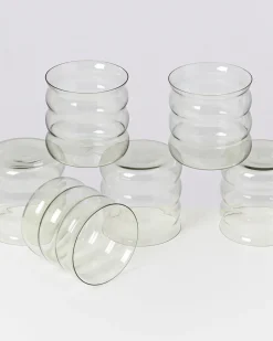 Motel a Miio Große Gläser^Joia - Glass Large Bubble Emerald