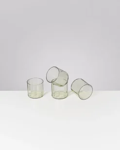 Motel a Miio Kleine Gläser|Gläser Sets %^Joia - Set Of 4 Glasses Flower Emerald