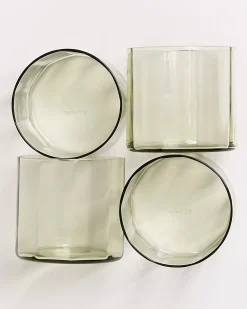 Motel a Miio Kleine Gläser|Gläser Sets %^Joia - Set Of 4 Glasses Flower Emerald