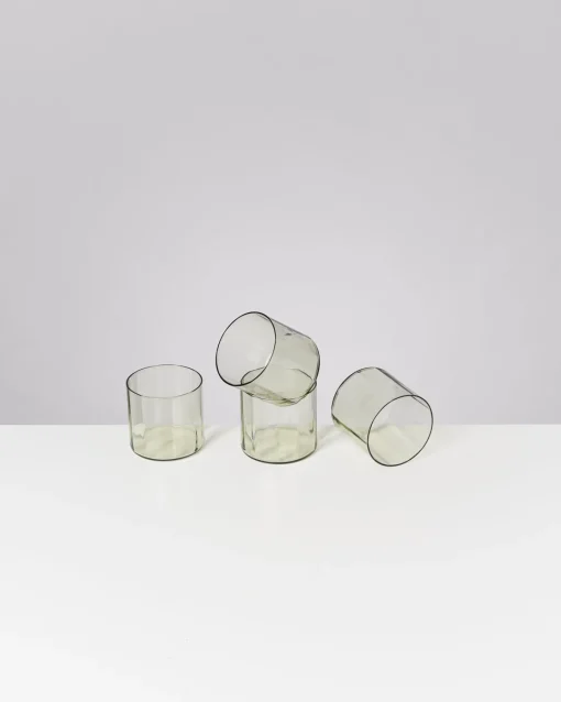 Motel a Miio Kleine Gläser|Gläser Sets %^Joia - Set Of 4 Glasses Flower Emerald
