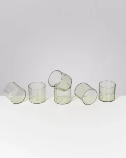 Motel a Miio Kleine Gläser|Gläser Sets %^Joia - Set Of 6 Glasses Flower Emerald