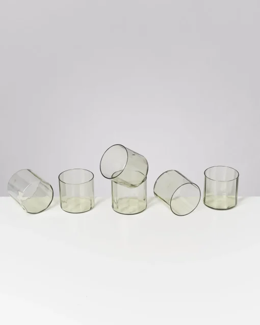 Motel a Miio Kleine Gläser|Gläser Sets %^Joia - Set Of 6 Glasses Flower Emerald