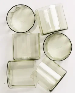 Motel a Miio Kleine Gläser|Gläser Sets %^Joia - Set Of 6 Glasses Flower Emerald
